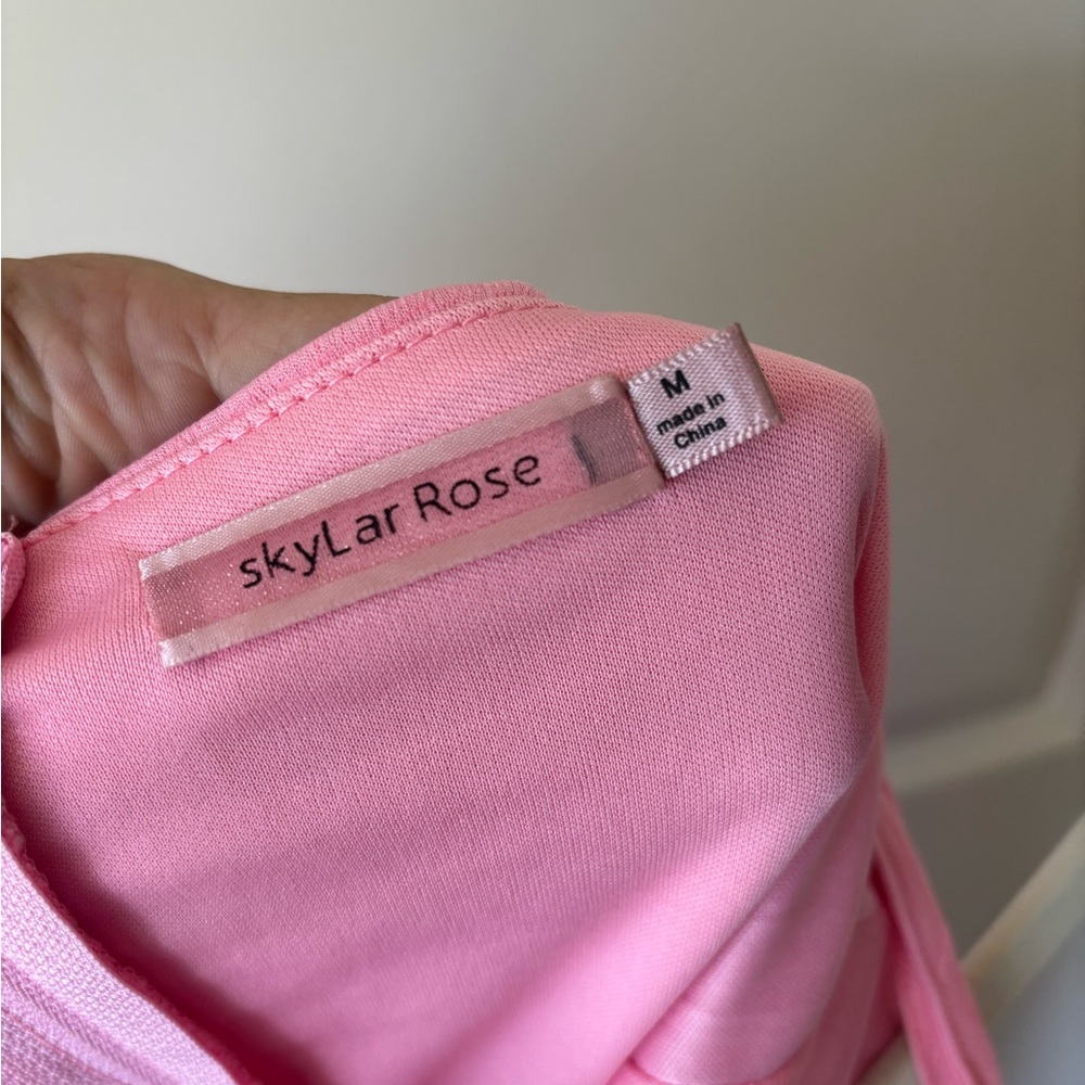 Pink Ruched formal/Prom Dress - Picture 3 of 4